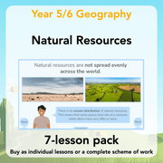 PlanBee Natural Resources KS2 Geography Lesson Pack