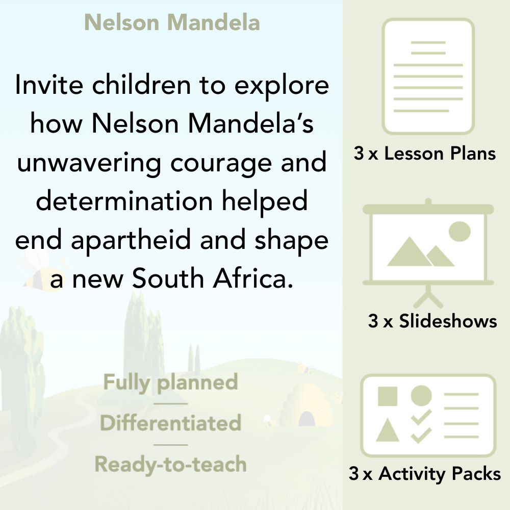 PlanBee Nelson Mandela KS2 lessons by PlanBee