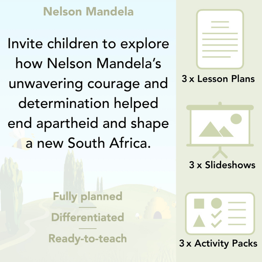 PlanBee Nelson Mandela KS2 lessons by PlanBee
