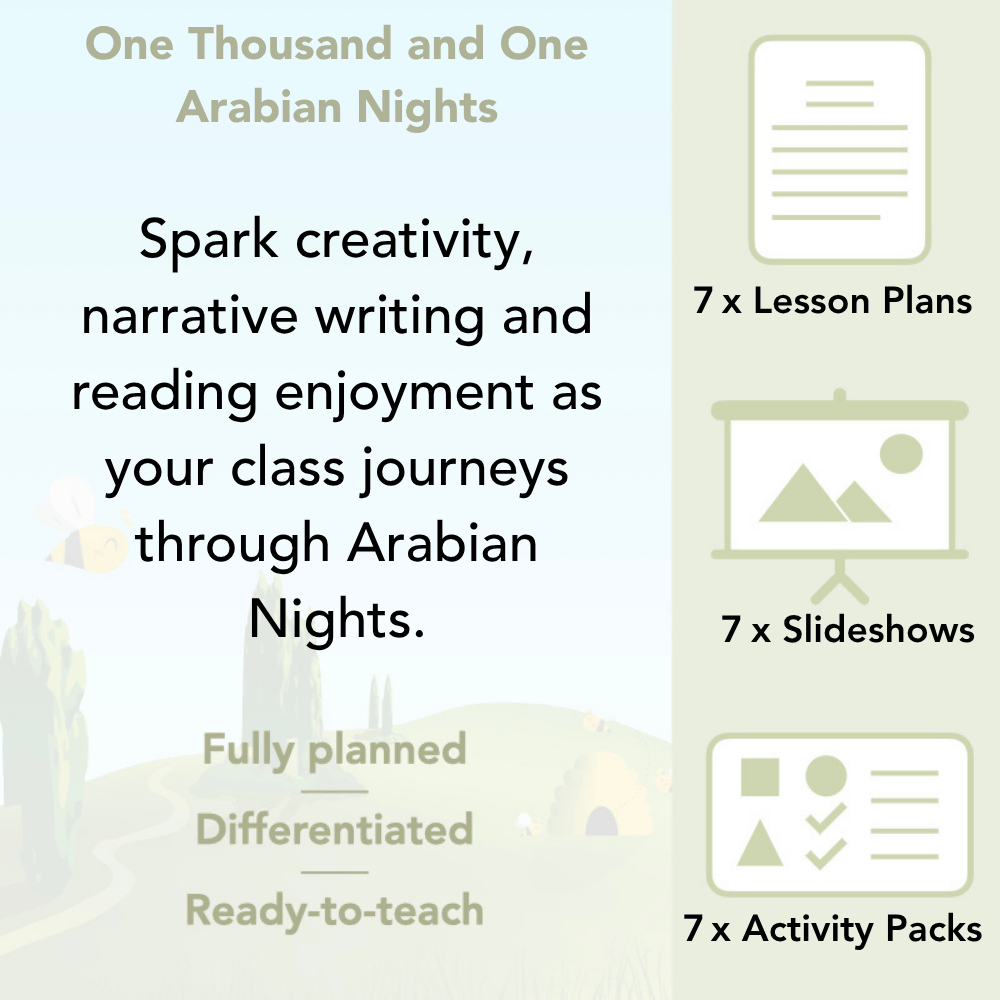 PlanBee 1001 Arabian Nights KS2 English Lessons by PlanBee