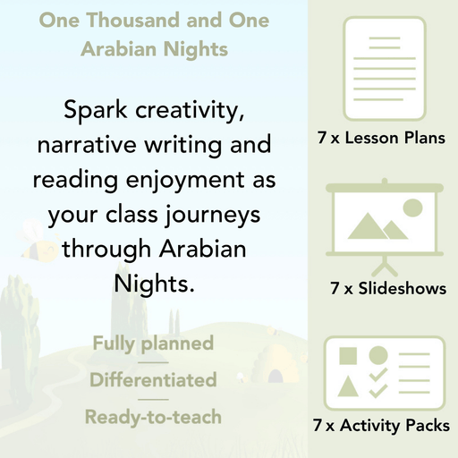 PlanBee 1001 Arabian Nights KS2 English Lessons by PlanBee