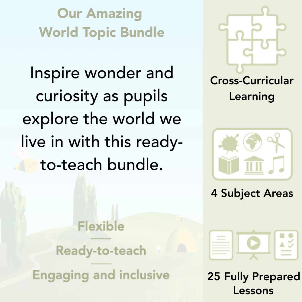 PlanBee Our Amazing World Topic - KS1 Primary Resources by PlanBee