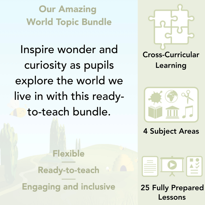 PlanBee Our Amazing World Topic - KS1 Primary Resources by PlanBee