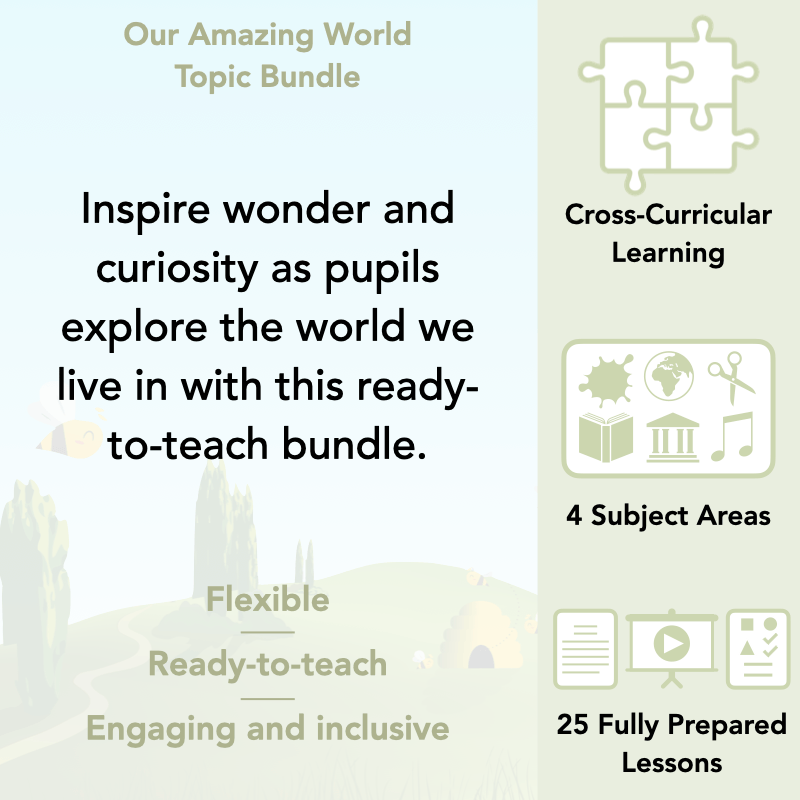 PlanBee Our Amazing World Topic - KS1 Primary Resources by PlanBee
