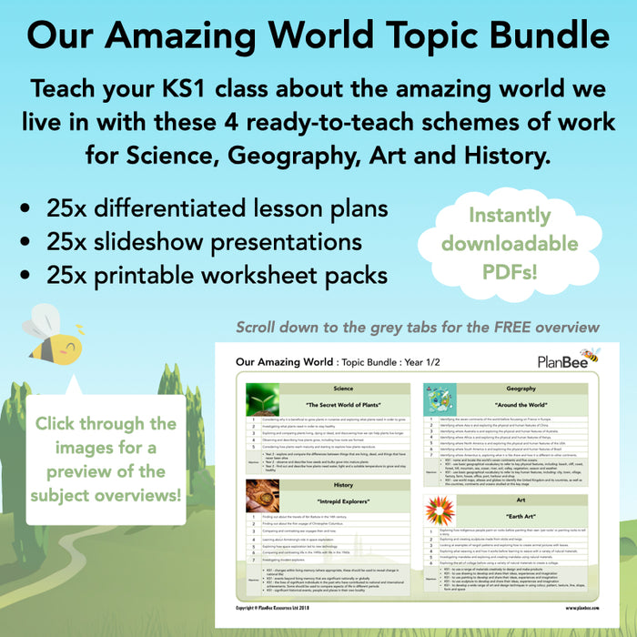 Our Amazing World Topic Bundle