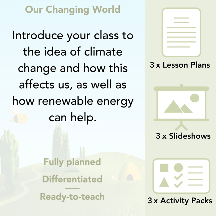 PlanBee Our Changing World KS1 ESR Lessons by PlanBee