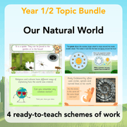 PlanBee Our Natural World KS1 Topic Bundle | PlanBee