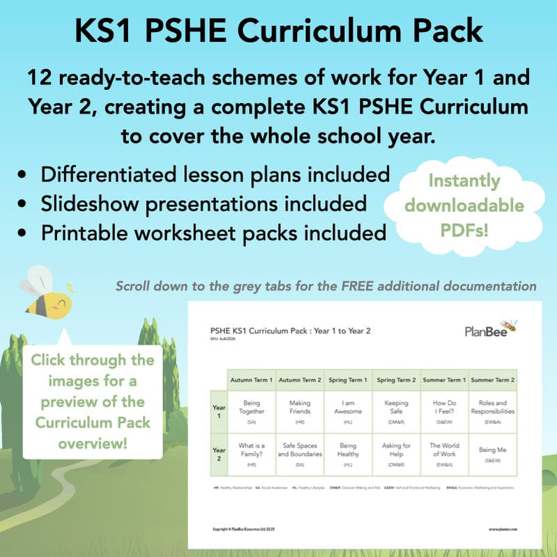 PSHE Curriculum Resources | PlanBee Lesson Packs