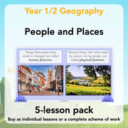 PlanBee People and Places | KS1 Geography Lessons