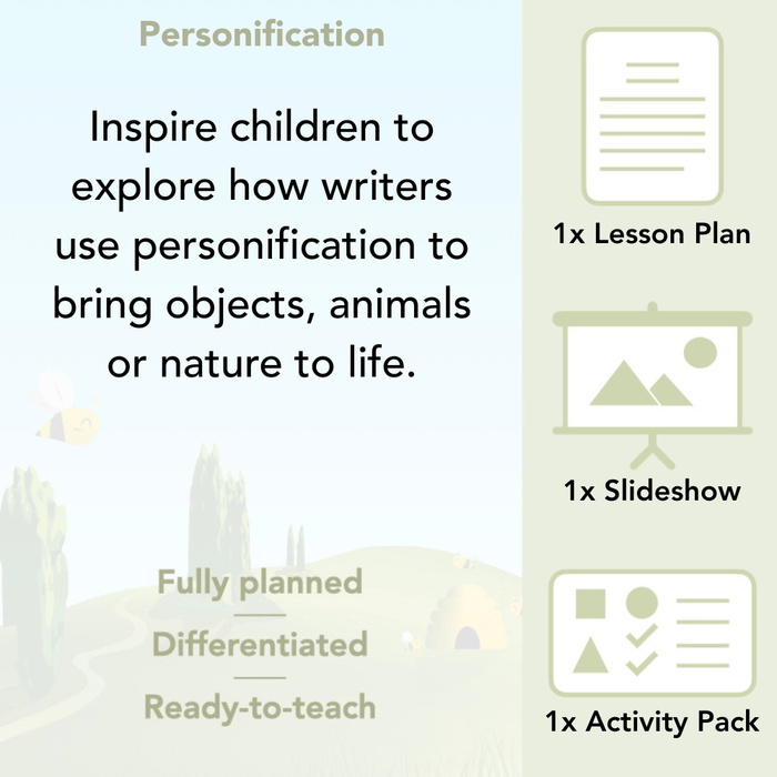 PlanBee Personification KS2 English Lesson Pack | PlanBee