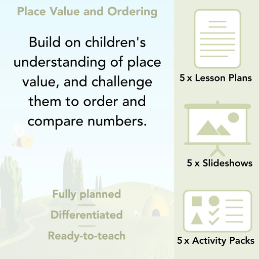 PlanBee Place Value and Ordering Year 4 Maths Lessons by PlanBee