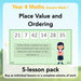 PlanBee Place Value and Ordering Year 4 Maths Lessons by PlanBee