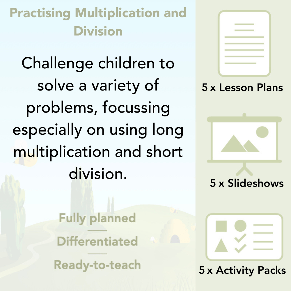 PlanBee Year 6 Multiplication & Division Lesson Pack by PlanBee