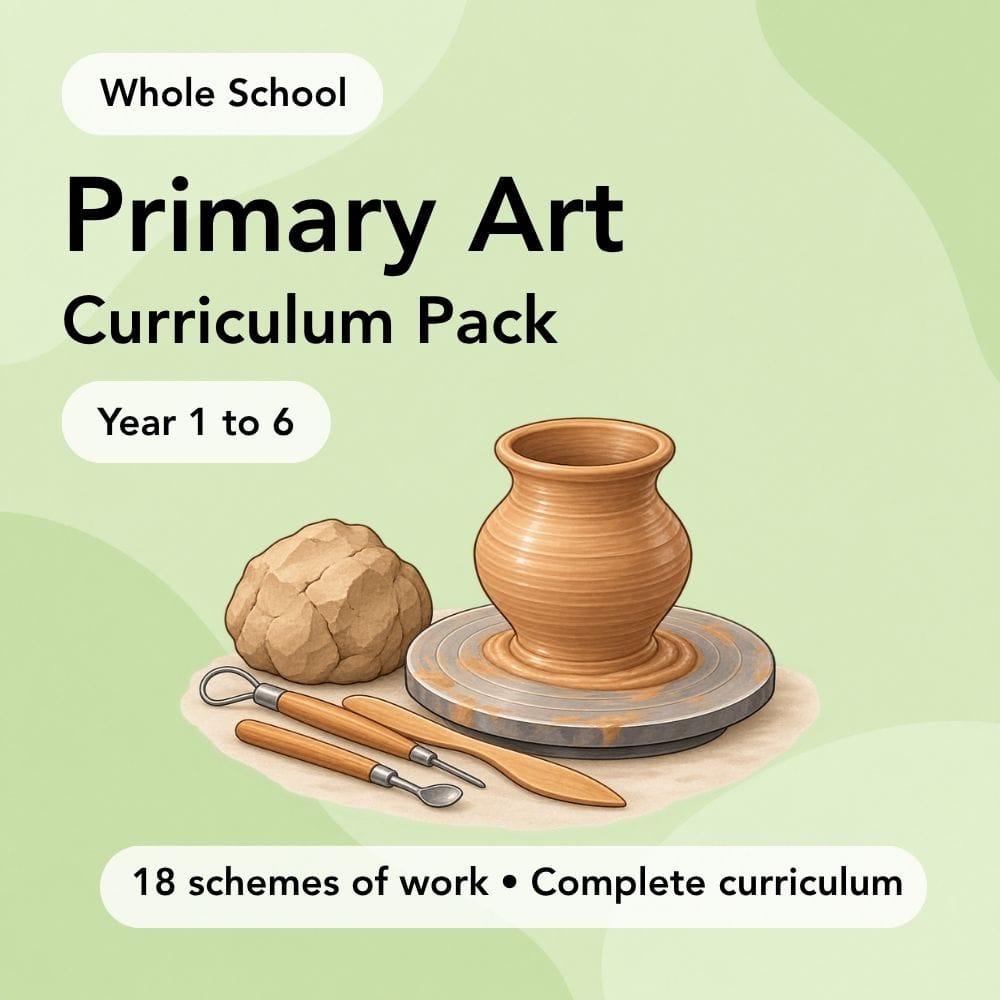 PlanBee Whole School Primary Art Long Term Planning by PlanBee