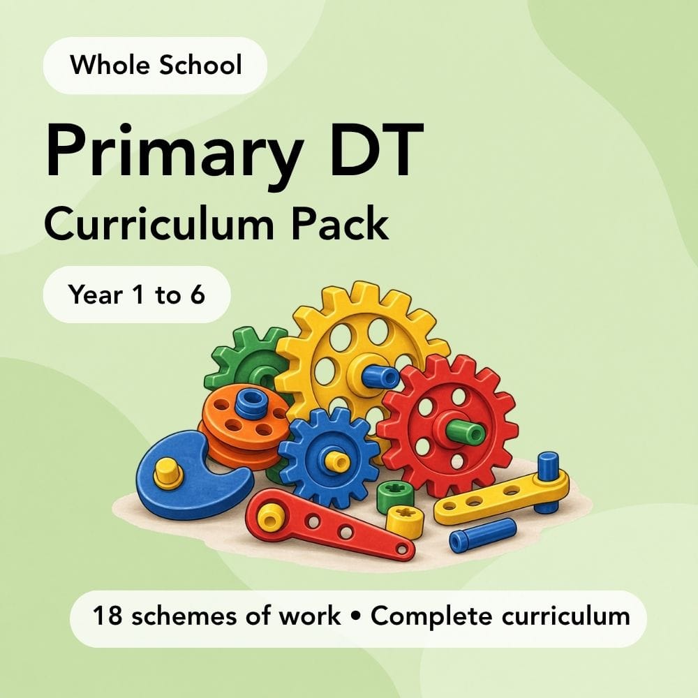 PlanBee Primary DT Design and Technology Curriculum Pack 1 PlanBee