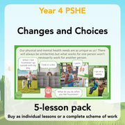 PlanBee Changes and Choices Year 4 PSHE Lesson Pack by PlanBee