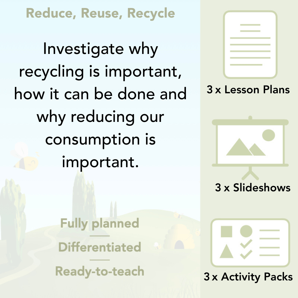 PlanBee Reduce, Reuse, Recycle | Recycling KS2 ESR by PlanBee