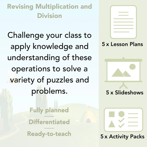 PlanBee Multiplication and Division Year 4 Maths Lesson by PlanBee