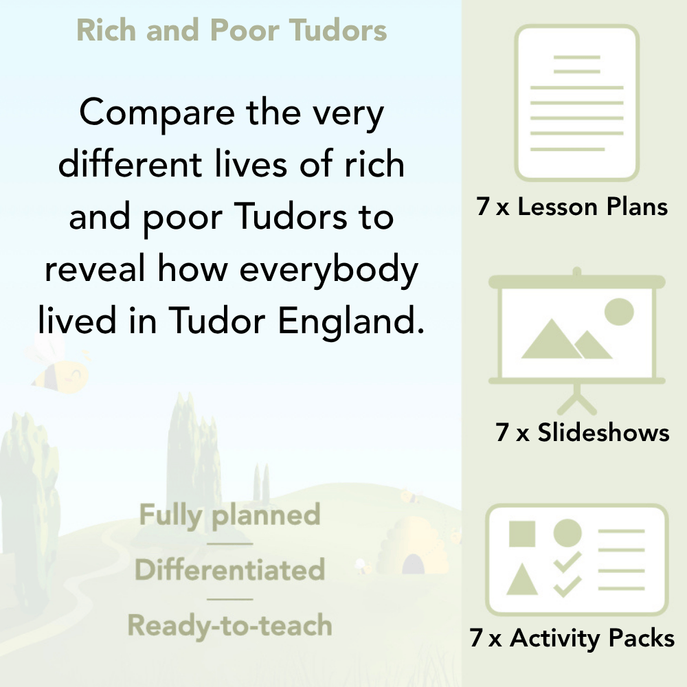 PlanBee Rich and Poor Tudors | PlanBee Tudor History Lessons for KS2
