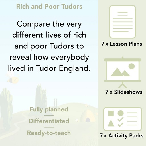 PlanBee Rich and Poor Tudors | PlanBee Tudor History Lessons for KS2