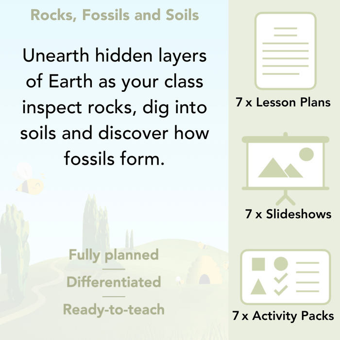 PlanBee Year 3 Rocks, Fossils and Soils | PlanBee Science Planning