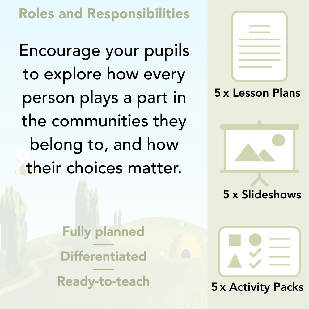 PlanBee Roles and Responsibilities KS1 PSHE by PlanBee