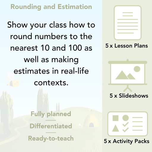 PlanBee Rounding and Estimating Year 3 Maths Lessons by PlanBee