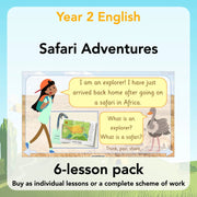 PlanBee Safari Adventures KS1 | English Lesson Pack