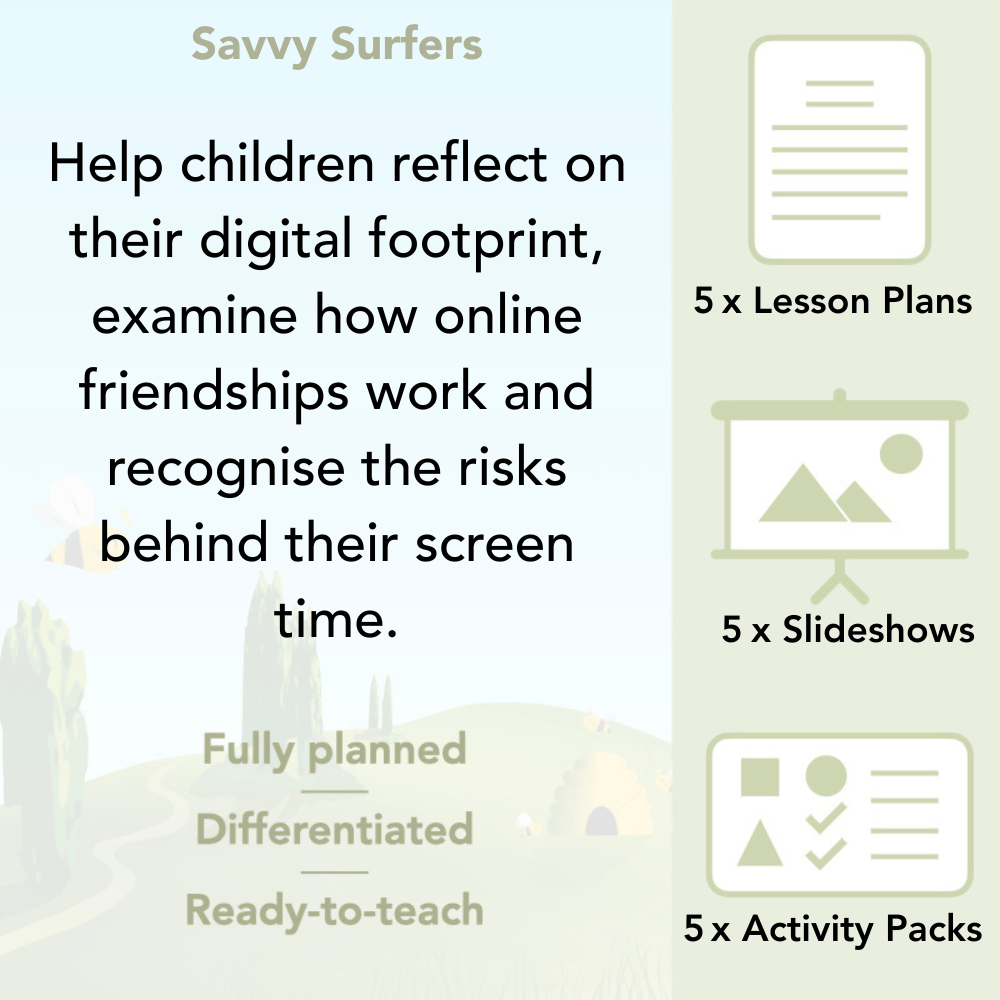 PlanBee Savvy Surfers Online Safety Year 3 PSHE Lessons by PlanBee
