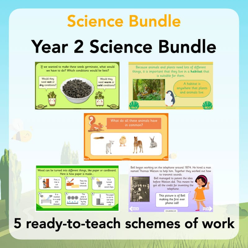 Science Year 2 Overview Year 2 Lesson Plans by PlanBee Teaching Resources