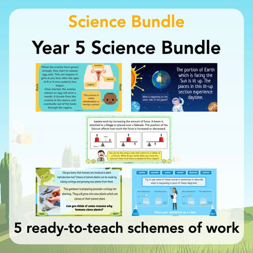 PlanBee Year 5 Science Bundle | Full Objective Coverage