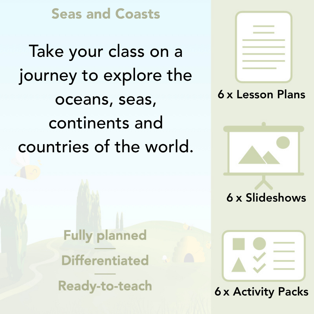 PlanBee At The Seaside KS1 Geography Lessons by PlanBee