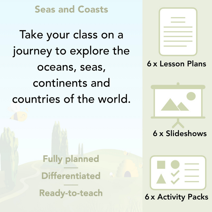 PlanBee At The Seaside KS1 Geography Lessons by PlanBee