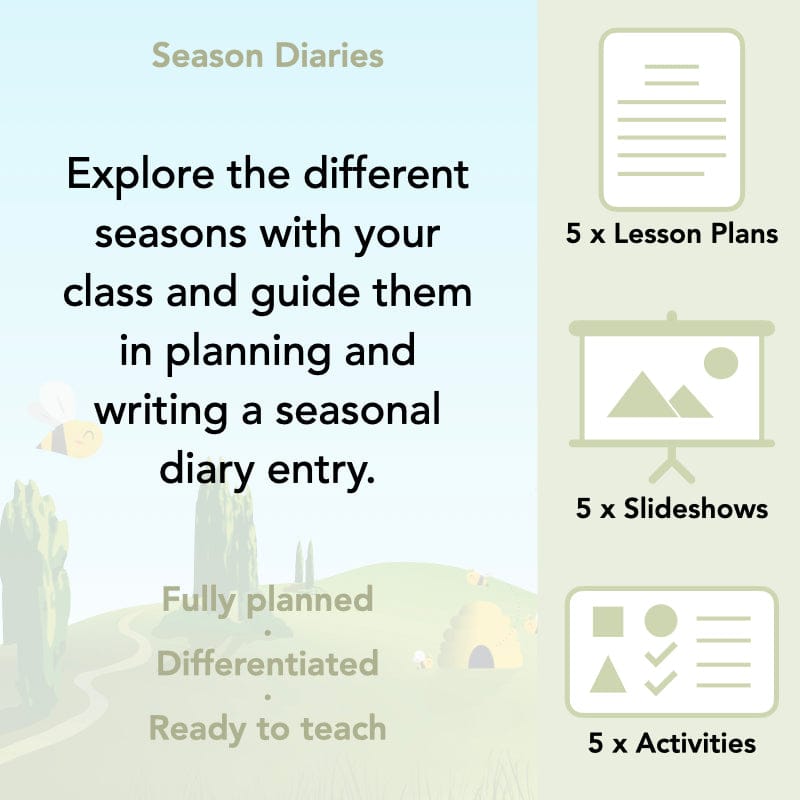 PlanBee Season Diaries | Year 1 English
