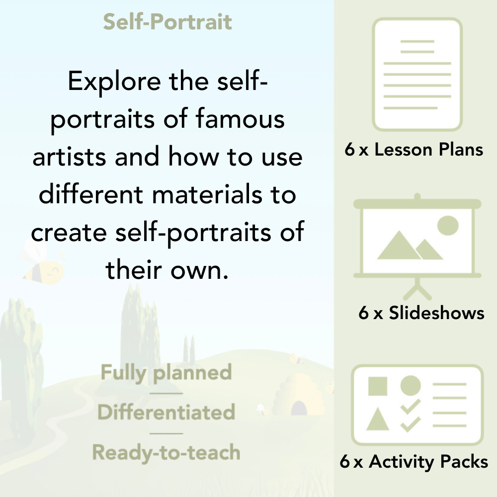 PlanBee Self-Portraits KS1 Art Lessons - PlanBee