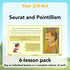 PlanBee Seurat and Pointillism KS2 Lesson Plans and Art Projects