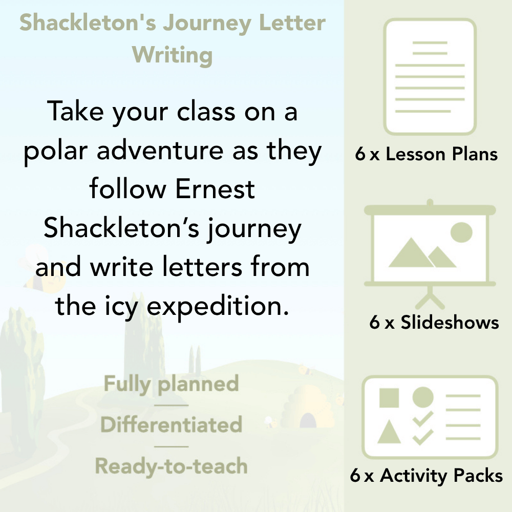 PlanBee Shackleton's Journey KS2 English Lesson Pack by PlanBee