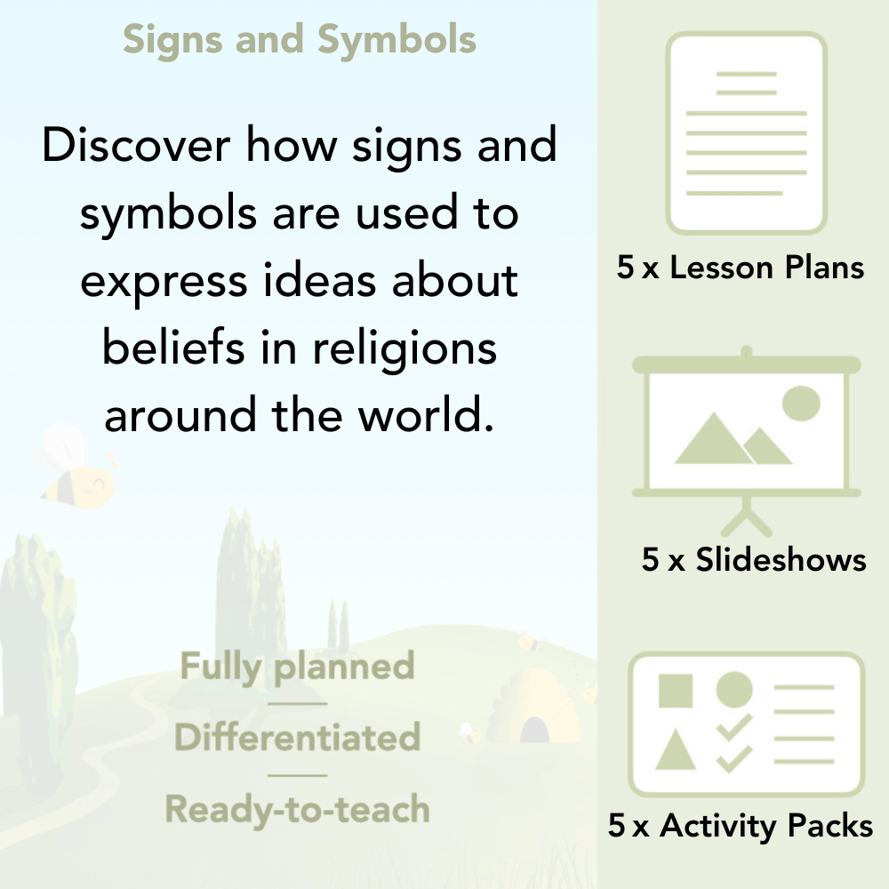 PlanBee Religious Signs and Symbols – Year 3 RE lessons
