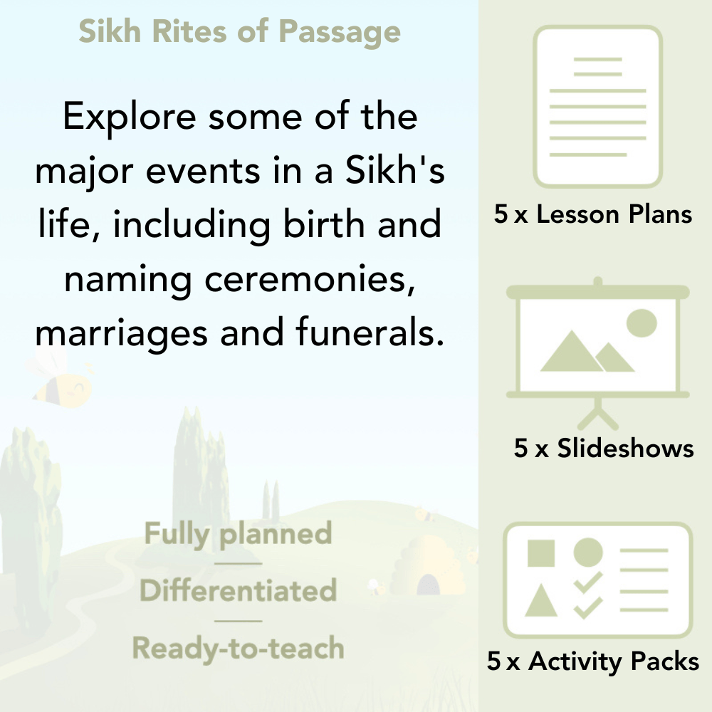 PlanBee Sikh Rites of Passage KS2 RE Lesson Pack