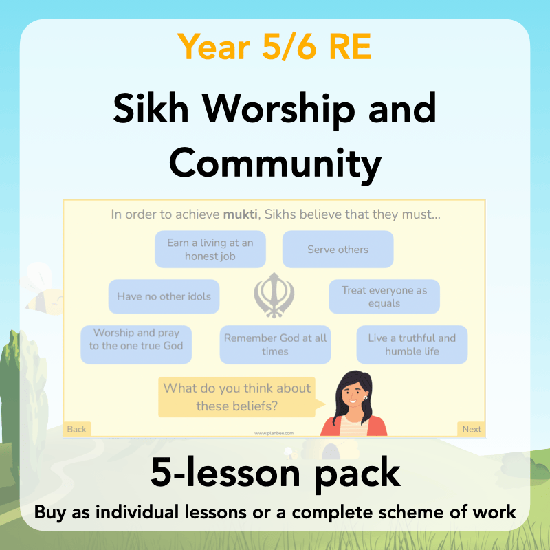 PlanBee KS2 Sikh Worship and Community KS2 lesson plans by PlanBee