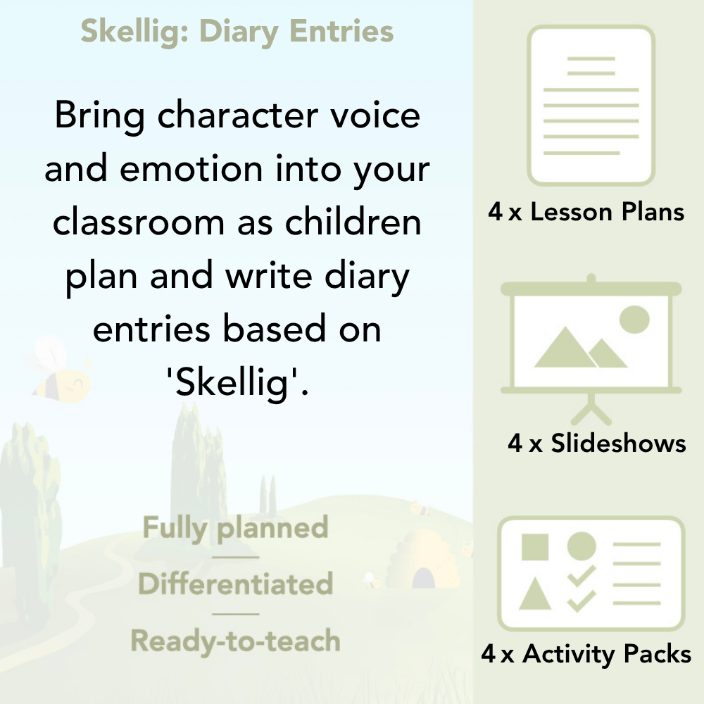 PlanBee Skellig Diary Entries KS2 | Year 6 English Lesson Pack