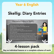 PlanBee Skellig Diary Entries KS2 | Year 6 English Lesson Pack