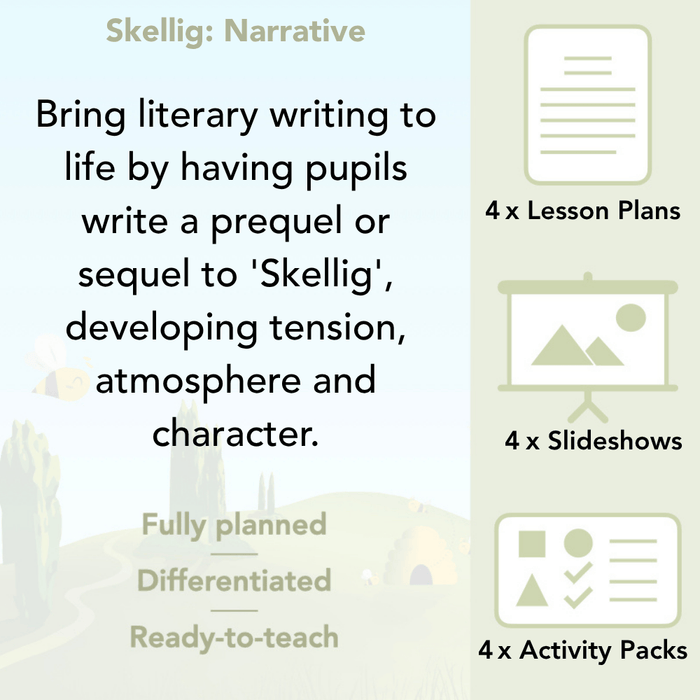 PlanBee Skellig Narrative KS2 | Year 6 English Lesson Pack
