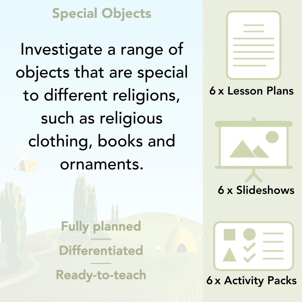 PlanBee Special Objects KS1 Year 1 World Religions RE by PlanBee