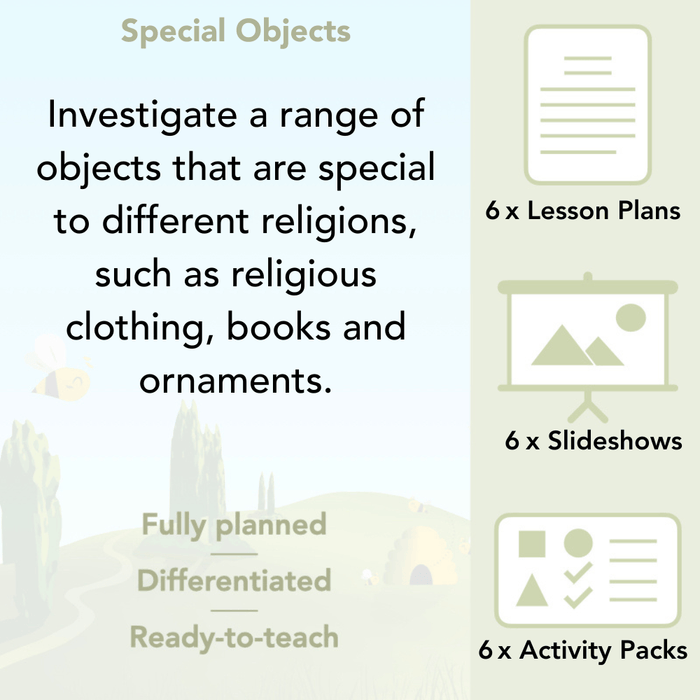 PlanBee Special Objects KS1 Year 1 World Religions RE by PlanBee