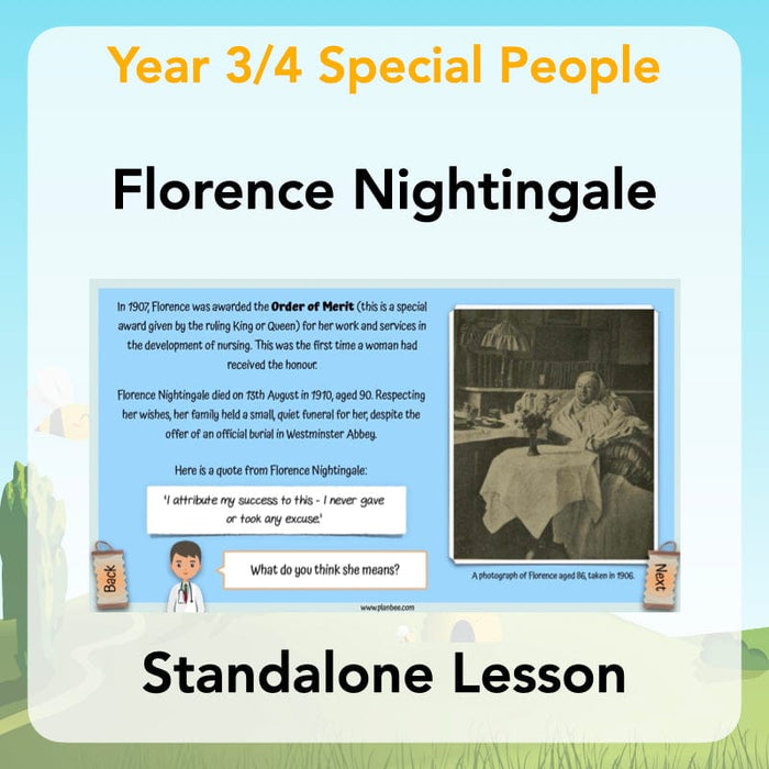 PlanBee Florence Nightingale KS2 Lesson Pack by PlanBee