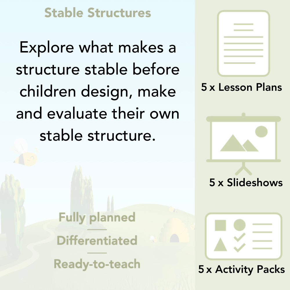 PlanBee Stable Structures KS1 DT Lessons by PlanBee