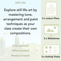 PlanBee Still Life KS2 Art Downloadable Lesson Pack by PlanBee