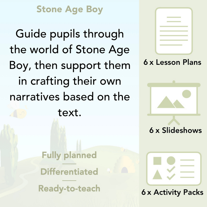 PlanBee The Stone Age Boy Planning KS2 | Year 3 English Lessons