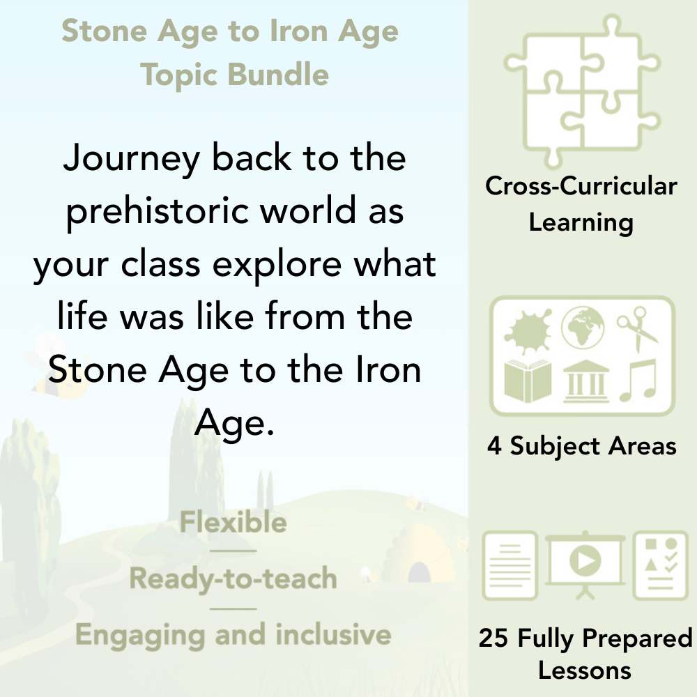 PlanBee Stone Age to Iron Age KS2 Topic Bundle